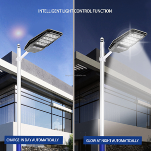 Tích hợp cảm biến chuyển động ngoài trời Tuổi thọ dài 30W <span class=keywords><strong>40W</strong></span> 50W 60W 80W 100W đèn đường ngoài trời không thấm nước Đèn năng lượng mặt trời - Product Image 2
