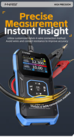 FNIRSI HRM-10 Probador de Resistencia Interna y Voltaje de Batería 18650 Digital de Alta Precisión para Baterías de Coche y Condensadores 18650