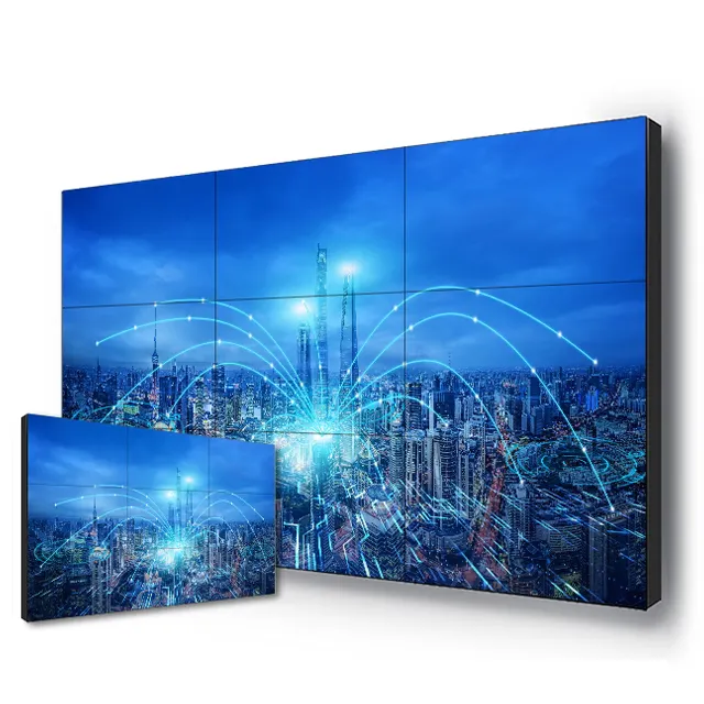 65 Inch Ultra Narrow Bezel LCD Video Wall LCD Advertising Screens Wall Video Display