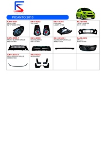 Parachoques trasero 86611-07800 para piezas de automóvil <span class=keywords><strong>KIA</strong></span> PICANTO <span class=keywords><strong>2010</strong></span> - Product Image 2