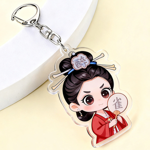 Tùy chỉnh in Acrylic quyến rũ Móc chìa khóa Anime phim hoạt hình Acrylic Keyring trong suốt Epoxy rõ ràng Acrylic Keychain tùy chỉnh - Product Image 1