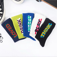 Chaussettes de sport personnalisées quatre saisons avec logo et chaussettes personnalisées de haute qualité avec logo