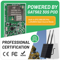 D5L-G1 Mesh Solar Node Repeater dengan GAT562 30S Kit Board 30dbm High Power LoRa PCB untuk Perangkat Meshtastic Meshcore Kits