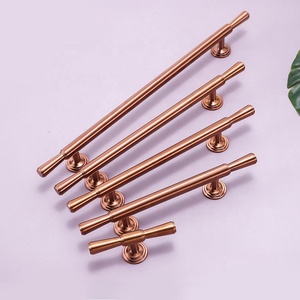 Poignées de tiroir en laiton couleur or <span class=keywords><strong>rose</strong></span> pour armoires de cuisine - Offre Spéciale - Product Image 5