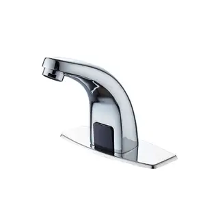 Deck Mounted Mixer Taps SUS304 Lever Tap Single Handle Bathroom Faucets For Wash Single Hole Basin Faucet