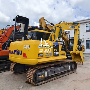 Excavatrice d'occasion Komatsu PC130, moteur SAA4D95LE, 13 tonnes, pelle de taille moyenne, certification CE EPA, pour travaux de construction, PC120, PC138, PC150 - Product Image 5