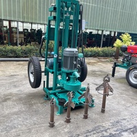 Foreuse électrique portable Dolphin Factory de petite taille pour puits profonds avec moteur, profondeur de forage 150m