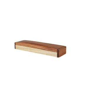 DS New Design Handmade Wooden Mini Simple Fashion Elegant Rectangle MDF Pen Box - Product Image 3