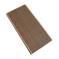 Panneau de terrasse composite 3D en grain de bois, imperméable et antidérapant, emboîtable, pour extérieur, en WPC, avec revêtement gaufré