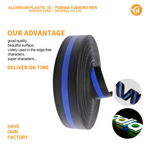사용자 정의 실내 상점 3D 가장자리 없음 채널 편지 표시 전문 굽힘 처리 서비스 트림 캡 스트립 플라스틱 합금 코일 - Product Image 5