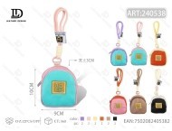<b>Backpack</b> Pendant Coin <b>Purse</b> Mini Zipper Closure Detachable Strap Unisex Microfiber Synthetic Leather - Product Image 3