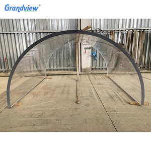 Grandview sualtı penceresi bir kez kavisli döküm şeffaf Panel açık lüks büyük özel akrilik akvaryum tüneli - Product Image 2