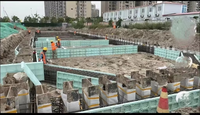 Coffrage Plastique Léger, Réutilisable, Modulaire et Réglable pour Poteaux de Construction en Béton