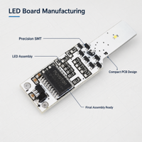 Panneau de circuit imprimé universel pour guirlande lumineuse LED commerciale, fichier Gerber, circuit Torch, assemblage PCBA FR-4 à 2 couches, personnalisable
