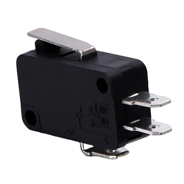Micro Switch Black/white Housing Limit Switch 125VAC 3 Pin Micro Switch for Mouse