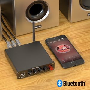 <span class=keywords><strong>Amplificateur</strong></span> de puissance sonore Blue 5.0, <span class=keywords><strong>amplificateur</strong></span> intégré 2.1 canaux et lecteur de disque U, subwoofer audio domestique 100W BT30E Fosi Audio - Product Image 4