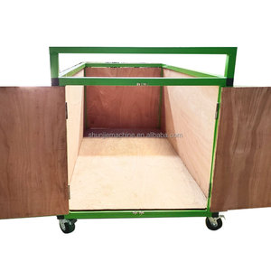Carrito de almacenamiento de desechos de aluminio, carrito de utilidad de madera para trabajos pesados, personalizado, 2 toneladas - Product Image 6