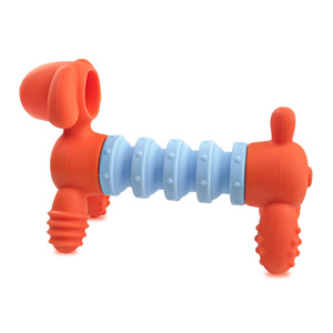 Children's Bathtime Bathtub Toys Silicone Bathroom <b>Bath</b> Toys Squeeze and Spray Small Water Guns Educational - Product Image 2