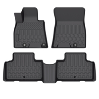 Accessoires automobiles, tapis de sol de voiture imperméables, tapis de voiture à fond profond pour Genesis GV80 5 places GV70