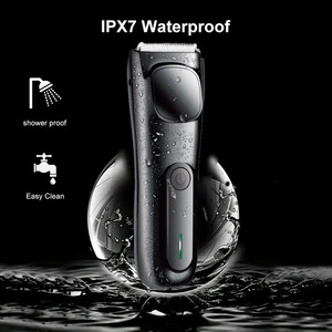 Recortadora de vello corporal y púbico, afeitadora de barba, depiladora corporal, recargable por USB-C, afeitadora inalámbrica para hombres - Product Image 5