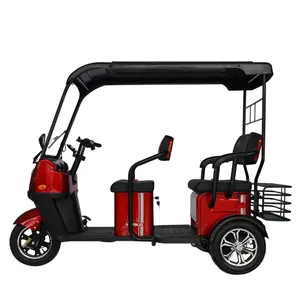 Scooter électrique à trois roues de Chine pour adultes 60V 500w motos électriques 1000wats 3 roues tricycles électriques