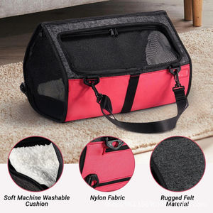 Kaliteli Polyester Pet isıtma pedi lüks taşınabilir köpek evi ve araba açık seyahat için kedi çantası moda sırt çantaları - Product Image 5