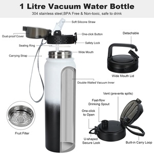 Custom Double Wall Vacuum Insulated Stainless Steel <b>Flask</b> 304 Material 12-24hr Thermal Insulation Eco-friendly Business - Product Image 4
