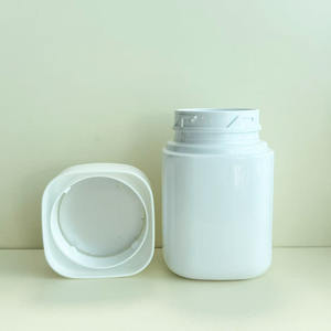 300cc 350cc 450ccグミ用スクエアプラスチックジャー製品スクエアグミビタミンボトルスクエアふた付き子供用抵抗キャップ - Product Image 3