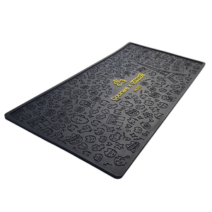 Two Tone <b>Bar</b> <b>Mat</b> Silicone PVC Design Counter <b>Mat</b> Modern Color Block Spill Pad Kitchen Decor <b>Mat</b> Stain Resistant - Product Image 4