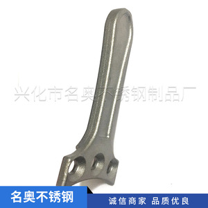 Asa de olla de acero inoxidable 50x9, fundición de precisión, orificios de montaje integrados, resistencia a la corrosión, accesorios para horno de cocina - Product Image 3