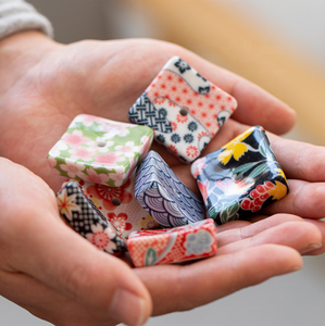 رفوف بخور * Japan * * بخور مربعة الشكل بخور طبق حامل عصا بخور سيراميك بنمط عتيق - Product Image 2