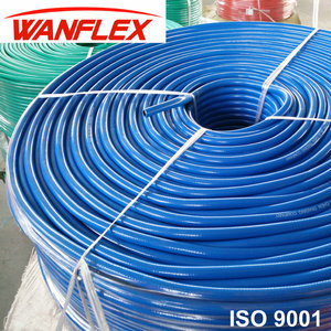 สายยางระบายน้ำ PVC สีฟ้า แบบแบน ขนาด 4 นิ้ว สำหรับปั๊มสระว่ายน้ำ การเกษตร และการชลประทาน - Product Image 6