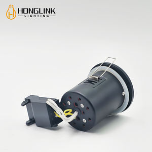 UK Fire Rated <span class=keywords><strong>GU10</strong></span> Spot Downlight IP65 Salle de bain Étanche Encastré En Aluminium Mat Noir Plafonnier - Product Image 3