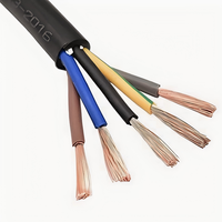 Cable Flexible LSZH RVV Sin Halógenos de Baja Emisión de Humo 2*1.0mm² de Cobre Ecológico para Control en Edificios Inteligentes
