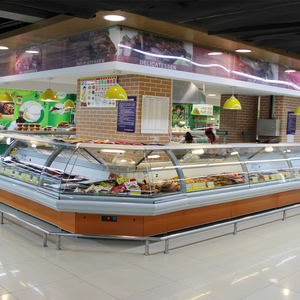 Chất lượng cao siêu thị hiển thị tủ lạnh <span class=keywords><strong>Showcase</strong></span> <span class=keywords><strong>ARC</strong></span> Deli truy cập dịch vụ làm mát không khí đơn nhiệt độ phong cách - Product Image 3