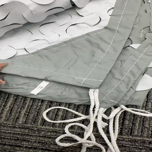 Filet pare-soleil rectangulaire en tissu Oxford 210D, tissé, imperméable, blanc, vert <span class=keywords><strong>camouflage</strong></span>, pour usage extérieur - Product Image 1