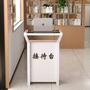 Bancone Reception Moderno Minimalista Personalizzato, Mini Scrivania Reception per Salone di Bellezza, Barbiere, Negozio di Abbigliamento, Negozio di Borse, Scuola - Product Image 4