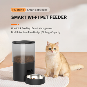 Fábrica <span class=keywords><strong>Pet</strong></span> Supply 2 em 1 Inteligente Cat Dog Alimentador e Fonte De Água WIFI Controle Remoto Timing Automático <span class=keywords><strong>Pet</strong></span> Alimentador Dispenser - Product Image 2