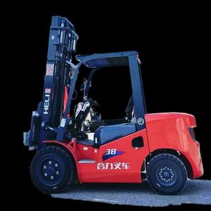 รถยก HELI ได้รับการรับรองมาตรฐาน CE ขนาด 38 4 ตัน เครื่องยนต์ดีเซล ปั๊มและชิ้นส่วนหลัก รถยกมือสอง น้ำหนัก 3800 กก. - Product Image 2