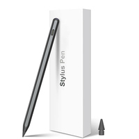 Stylet sans fil en aluminium avec chargement magnétique et port Type C pour iPad 2025 – Idéal pour le dessin