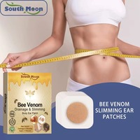 Vente en gros usine SOUTH MOON Patch auriculaire minceur à base de plantes et de venin d'abeille, pour le soin corporel et le remodelage des courbes corporelles, patch d'acupression auriculaire