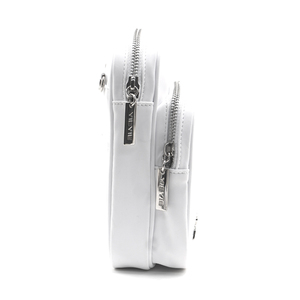 Pochette pour téléphone Easy Size, sac bandoulière avec polyuréthane brillant pour un look métallique élégant, parfait pour les sorties nocturnes - Product Image 3