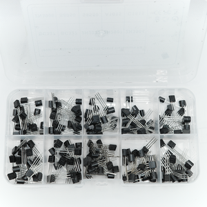 Kit d'assortiment de 92 transistors, 10 types, NPN PNP BC327 BC337 <span class=keywords><strong>2N2222</strong></span> 2N2907 2N3904 2N3904 S8050 S8550 A1015 C1815, 200 pièces - Product Image 2
