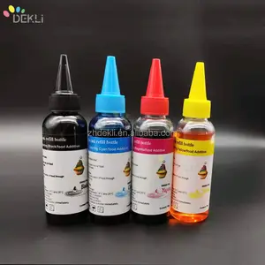 キヤノン用4色100ML/ボトル食用インク食用インクカートリッジ用食用詰め替えボトルインク