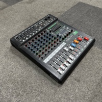 Console de mixage audio professionnelle XF-8 en métal pour ordinateur domestique, 8 voies USB avec effet de réverbération pour spectacles sur scène et performances live