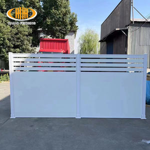 Panneaux de clôture en lattes solides imperméables pour l'extérieur, en composite bois-plastique WPC, résistant aux UV, 1,8*1,8m pour le <span class=keywords><strong>jardin</strong></span> - Product Image 6