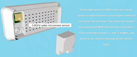 PDLUX PD-LED2045 Design Moderne Micro-ondes Capteur Garage Lumière LED Haute Qualité Abat-jour Blanc PC PVC Plastique avec Corps en Verre
