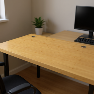 Bamboo Computer <b>Desk</b> Top 39.4x23.6x1.6 Inch Durable Eco Friendly Home Office Furniture - Product Image 2