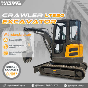 Mini Escavatore da 3 Tonnellate Escavatore Digger da 1 Tonnellata 2 Tonnellate Mini Escavatore Cinese Piccolo da 3,5 Tonnellate Macchina Escavatrice da 3,5ton con Motore Kubota Opzionale - Product Image 2