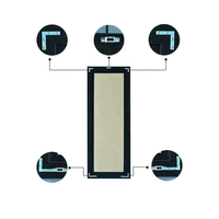 Cadre photo en alliage d'aluminium taille personnalisée style minimaliste moderne pour la décoration intérieure